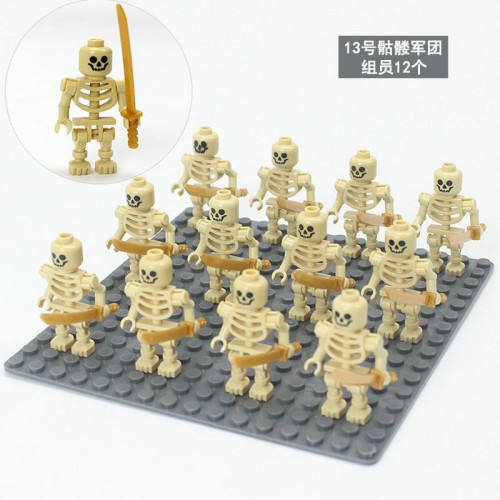 LOJO Skeleton Soldier Tan 12pcs LOJO Skeleton Soldier Tan 12pcs